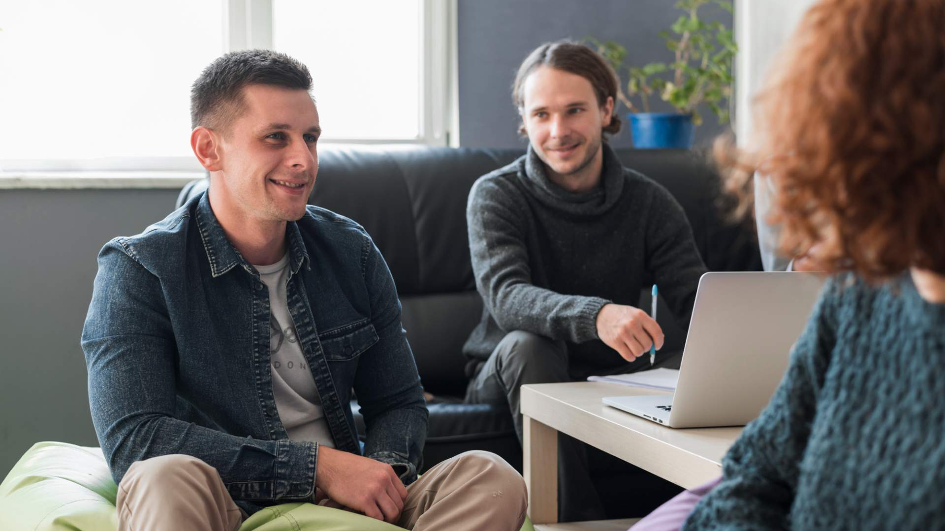 Man participating in a counseling session at a Cocaine Rehab in New Jersey treatment program
