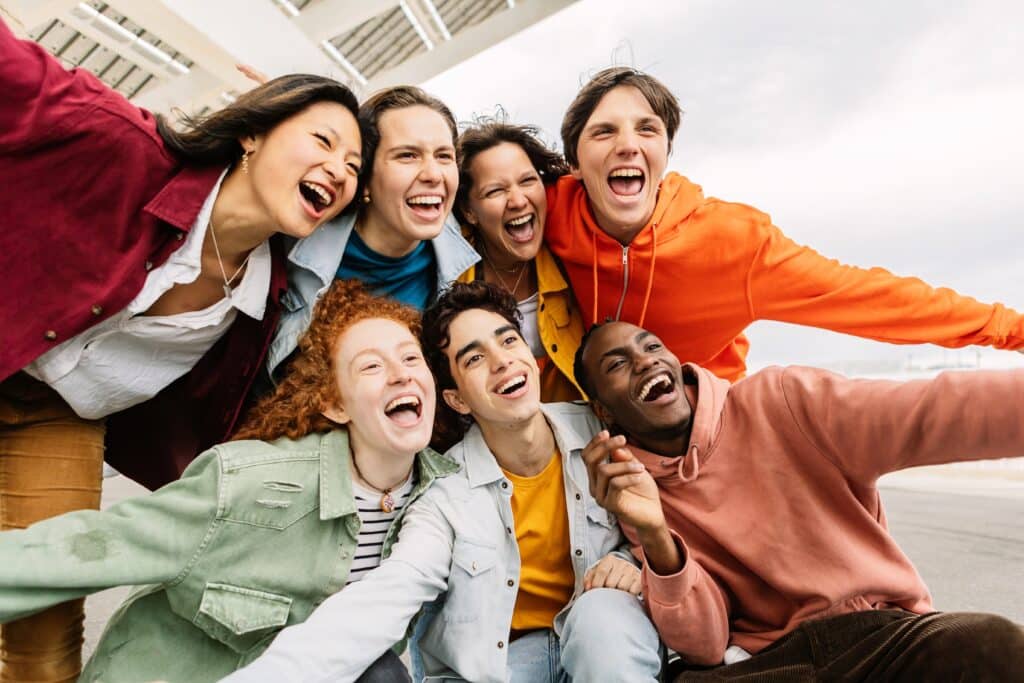 alumni group from njrs during a activity